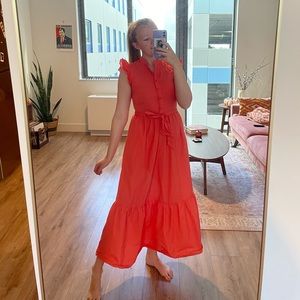 Peach summer sun dress 🍑🌸